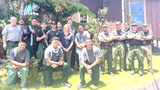 National Park of American Samoa firefighters in California