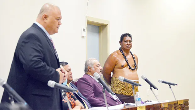 Ituau District Faipule Logoitaua Mark Atafua 