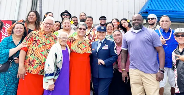 CMSgt Loretta Washington and family