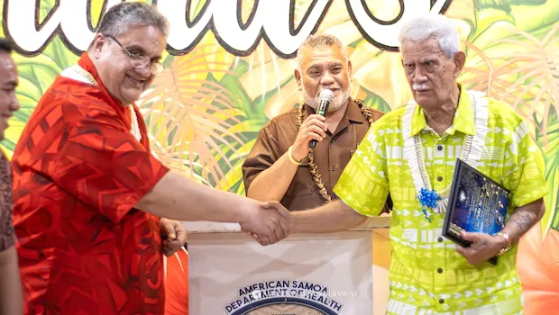 Lt. Governor Pulumataala Ae Ae Jr. joined the recognition dinner hosted by the American Samoa Department of Health