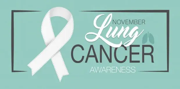 Lung Caner Awareness Month logo