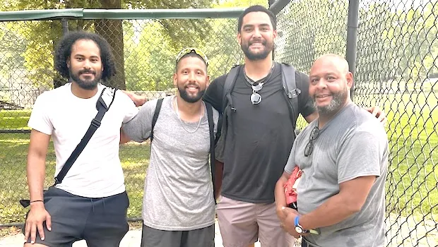 Sean Manaea with fans