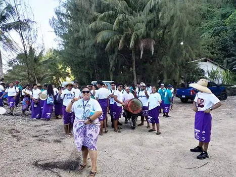 Manu'a high school students and faculty