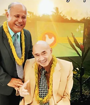 Senator Tauiliili Lauifi Paopao and House Of Representative Faipule Alumamalu Filoialii 
