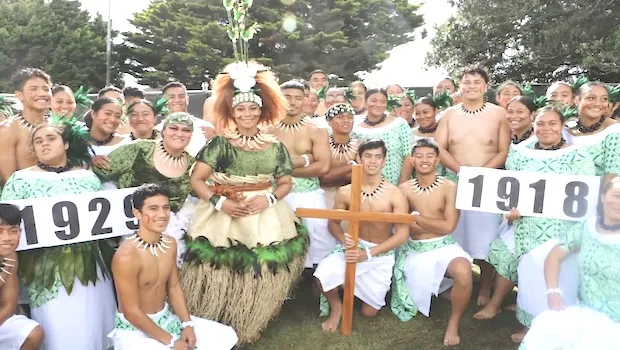 Marcellin College's Samoan team