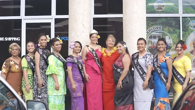 Miss American Samoa and this year's contestants