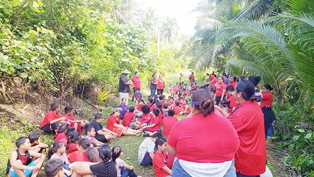 Matatula Elementary School tsunami drill 
