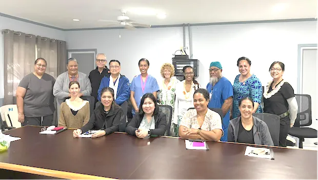 UH visiting team members include: Dr. Claire Wright, Dr. Curtis Lowrey, Dr. Gingerlei Porter, Dr. La-Tisha Fraizer, Larenda Casey, RDMS and Keahi Peters, BSPH.