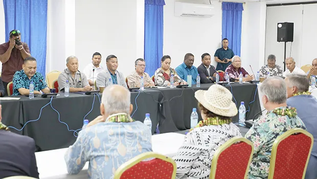Amata and CODEL meet with Marshall islands President and other leaders