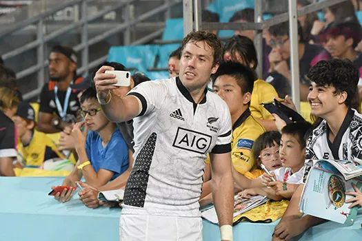 NZ All Black 7s mainstay, Tim Mikkelson,