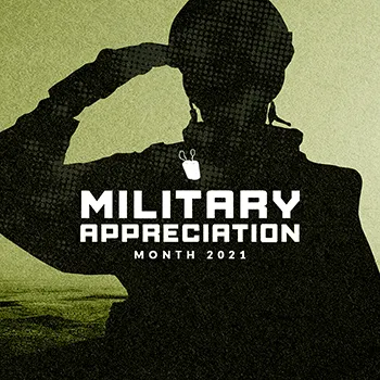 Military appreciation month banner