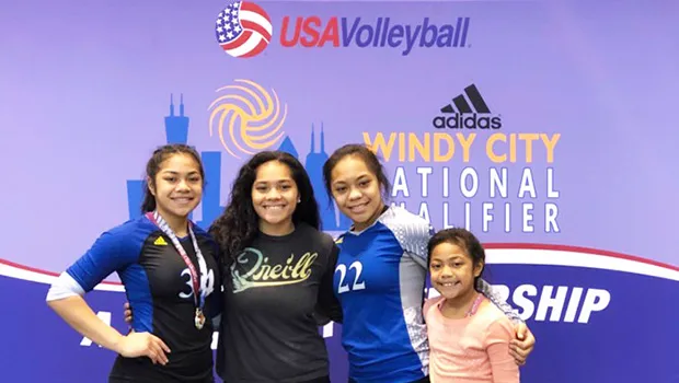 Misipeka sisters (l-r): Nela, Kau’ilani, Kanoelehua, and Kalei.