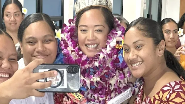 Miss American Samoa comes home