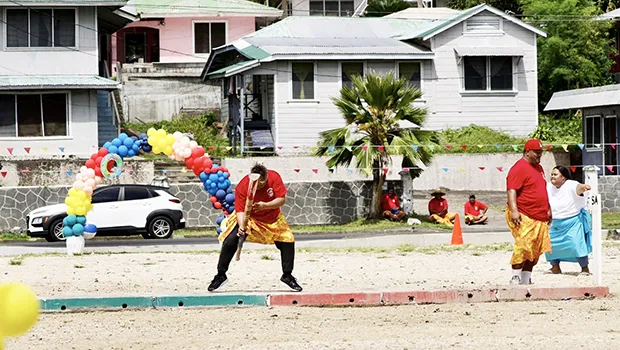 Players in the Co-Ed Cricket Challenge