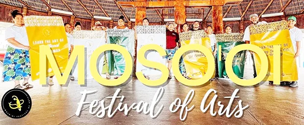 Banner for the 2022 “Moso’oi Festival of the Arts” held by ABLE members
