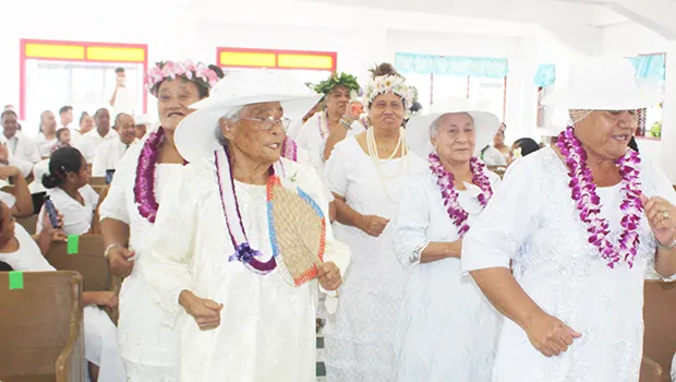 Mothers from the Ave o le Fetuao Methodist Church at Fagaima