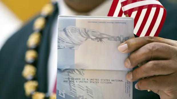 Photo of U.S. National passport