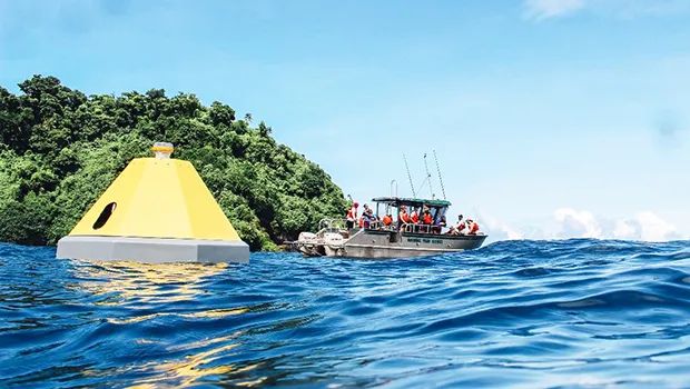 NOAA and partners launch a new buoy in Fagatele Bay 