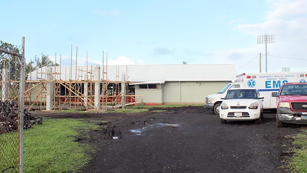 EMS Western Dist. station under construction