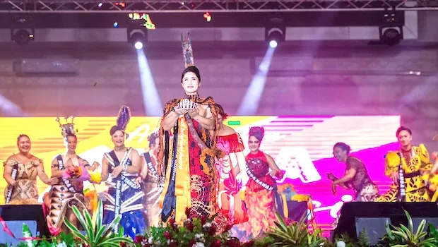 The newly crowned Miss Samoa 2024-2025