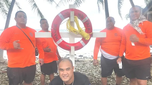 . Chief of Marine Patrol, Ina Ulberg, emphasized the vital importance of the ring buoy