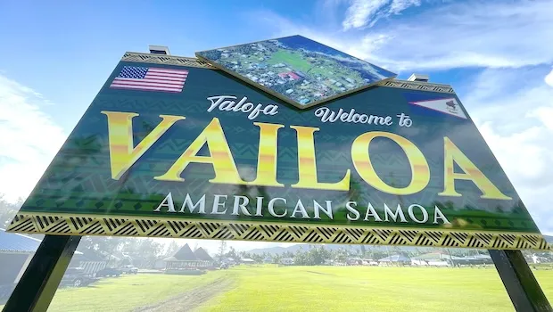 new Vailoa village sign