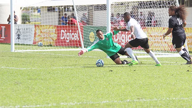 American Samoa Men’s National Team captain and goalkeeper,  Nicky Salapu