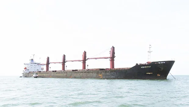This undated photo released yesterday by the US Justice Department, shows the North Korean cargo ship “Wise Honest”, which was detained in Indonesia in April last year.