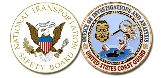 NTSB & COAST GUARD LOGOS