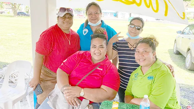 Nurses during Nurses Week event at Fagaalu Park