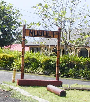 Nuuuli Village sign