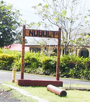 Nu'uuli Village Sign.