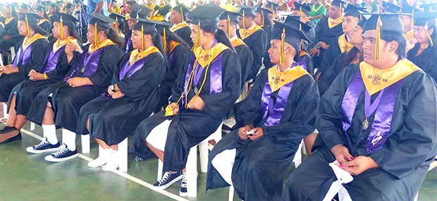 A look at some of the 69 graduates of Nu’uuli Vocational Technical High School class of 2018