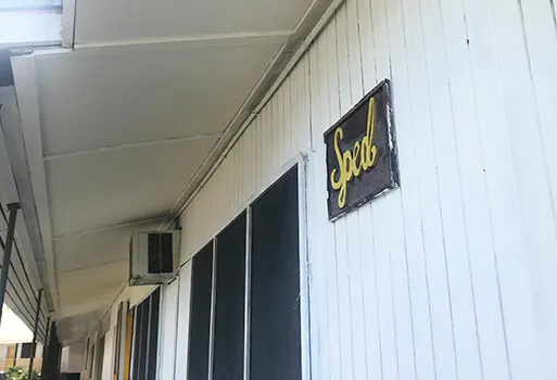 The front section of the Special Education (SPED) classroom and office at Nu’uuli Vocational Technical High School.