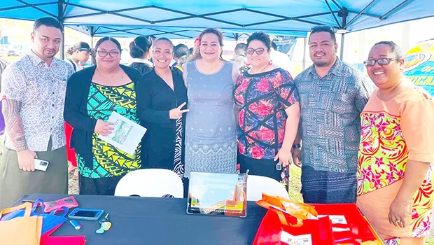 Lisa Tuato’o (fourth from left) with odapm staff