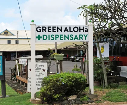 Green Aloha is the only medical marijuana dispensary on Kauai.