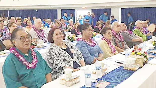 Friends at family at service for Otto Haleck Jr