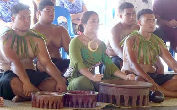 ASCC students performing the ava ceremony