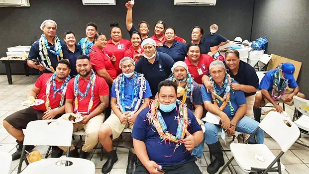 Fathers in the StarKist packing room