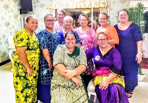 Pastor Amy and AGLOW members