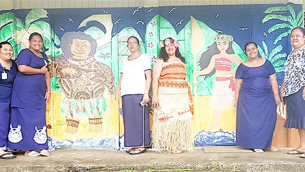  Some of the staff members of the Pavaiai Special Education Division