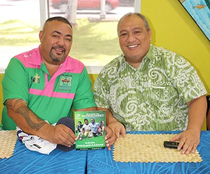 Taupau Tauileave Toluono and Iiga Peseta Sa Malaga