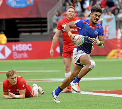 Joe Perez scores Manu Samoa’s last try