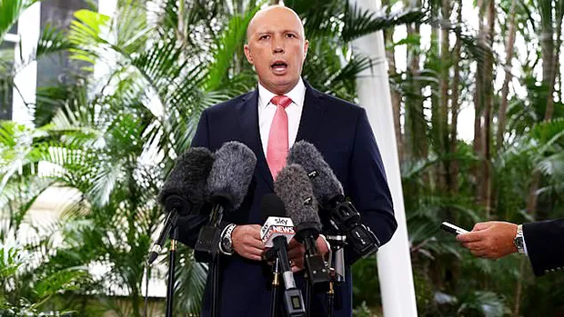 Home Affairs Minister Peter Dutton.