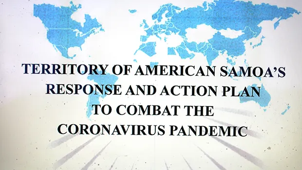 Photo shows the front-cover of the 78-page Territory of American Samoa’s Response and Action Plan