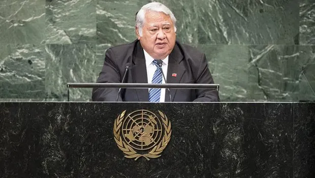  Tuilaepa Sailele Malielegaoi addresses the UN General Assembly in New York 