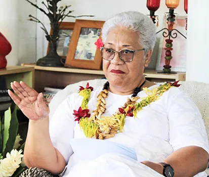 Samoa Prime Minister Fiame Naomi Mata'afa