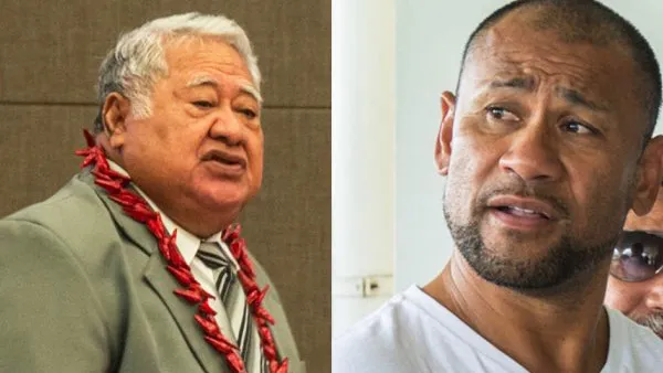   Prime Minister, Tuilaepa Dr. Sa’ilele Malielegaoi and Paulo Malele or King Faipopo.
