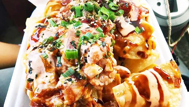 Poke nachos from Poke On Da Run