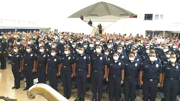 Police Academy graduating class